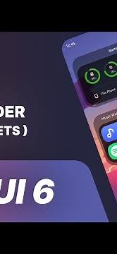Large Folder, Widgets Folder And Redesign Stack Widgets - One UI 6