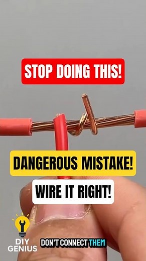 Stop Connecting Power Cords Wrong — Do This Instead! #electrical #diy #lifehacks #shorts