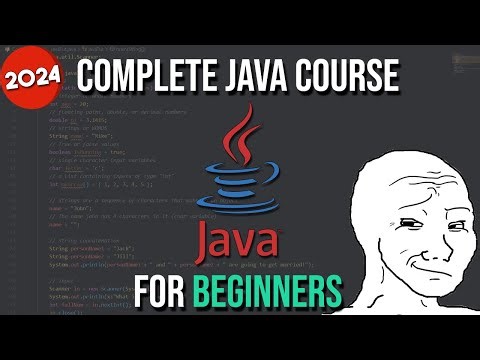 Complete Java Course for Beginners in 2024! (1 Hour Crash Course With Questions!)