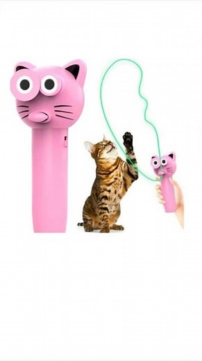 Creative Rope Launcher Thruster | Interactive Zip String Toy for Cats #CatToy #InteractiveToys