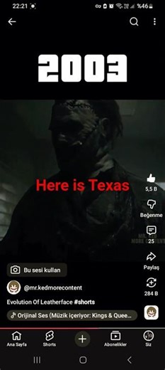 Evolution of Leatherface #shorts