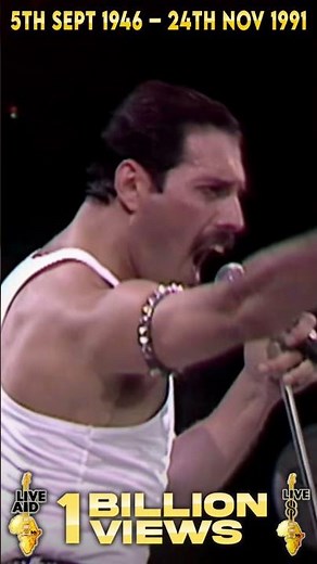 Freddie Mercury - Live Aid 1985 (Official) #shorts