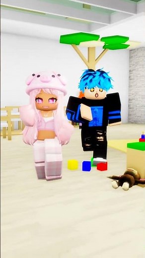 we went to the adoption center and this happened...😱🥺#robloxshorts #roblox