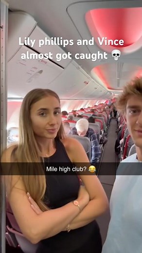 Lily Phillips got Caught on Plane! 😳
