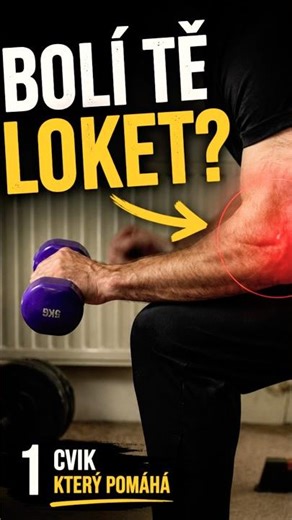 Excentrická extenze zápěstí pro lokty bez bolesti