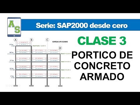 Curso: SAP2000 desde cero | Clase 3 Portico de Concreto Armado