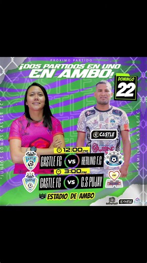2 en uno liga de ascenso femenino & copa Perú etapa departamental CASTLE FC 🤍⚽ #CastleFc #familiacastle #ligadeasensofemenina #copaperu #huánuco_perú🇵🇪 #futbol⚽️ #2025