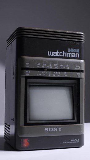 Sony Watchman Portable TV - Retro TV Nostalgia