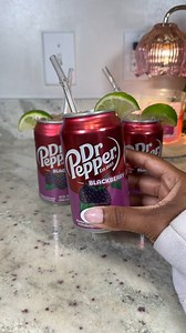 make a Dr Pepper open can mocktail with me 🥤🥰🍋‍🟩 #drpepper #drpepperlover #mocktails #drinkideas #satisfying #drinkrecipes #aesthetic #mocktail #drpepperblackberry | Rae Hunt