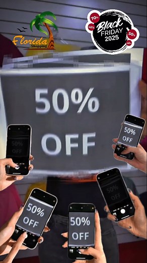 ¡Atención! Arrancó el Black Friday en Florida Shopping ❤️🌴 Hasta el día 30, todas sus sucursales están con precios increíbles: prendas desde 35.000, 50.000, 55.000, 68.000, 120.000, 135.000 Gs y muchísimo más. Ofertas reales, variedad para todos los gustos y oportunidades que no se pueden dejar pasar. Más información y pedidos al 0981 821 392. Florida Shopping, donde los mejores precios del Black Friday están esperando. 🌴❤️ | Florida Shopping