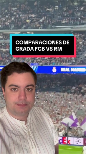 🤦🏼‍♂️Anima más la grada de animación del Barça con 700 personas que la del Madrid con 1600 #RealMadrid #Barça #Afición #Bernabéu #CampNou