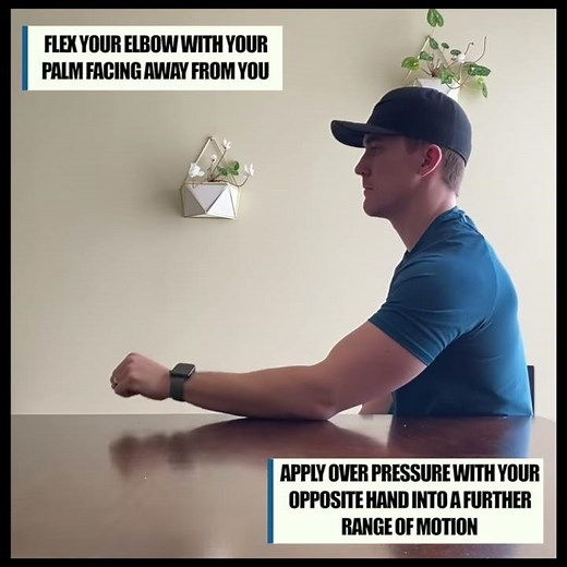 Elbow Flexion Self Mobilization