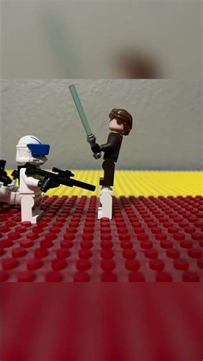 Anakin vs. storm troopers#lego #stopmotion #starwars