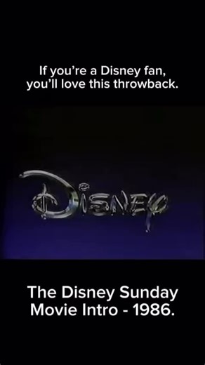 The Disney Sunday Movie Intro from 1986! If you’re a true Disney fan, you’ll love this 😍 #disney #disneymovie #movie #disneyfan #disneylife | Disney Mouse House