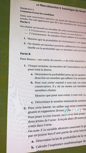 Résoudre un exercice complexe de probabilités au bac