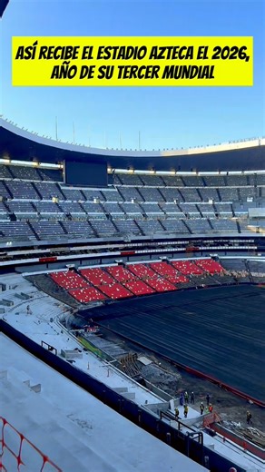 Así amaneció hoy el Estadio Azteca en 03 de enero de 2026. Increíbles avances 🏟️🇲🇽 #EstadioAzteca #Mundial2026 #ClubAmerica #seleccionmexicana #LigaMX | Bellezas del América