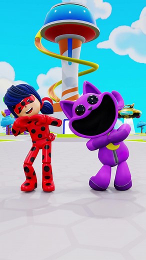 Ladybug vs Cat Nap Smiling Critters #ladybug #miraculous #catnap #smilingcritters #pkxdgame #pkxduniverse #pkxd #pkxdadmin #animation #fyp
