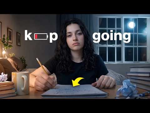 If you're too tired to study, watch this video...