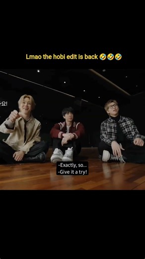 Lmao the hobi edit is back 🤣🤣🤣