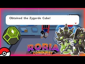 How To Get Zygarde Cube & Transform Zygarde In Roria Conquest! | Pokémon Brick Bronze