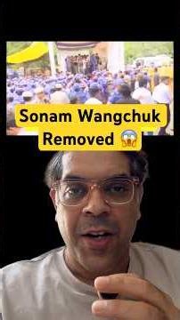 Sonam Wangchuk removed from the protest site and shifted to a hospital