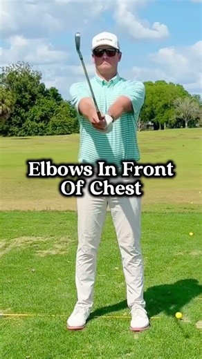 Stop topping your irons ❌⛳️ Most golfers set up too hunched with too much knee bend… ➡️ No room for