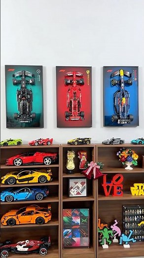 How to hang lego F1 Red Bull cars on the wall.lego frame is best way to hang lego#lego #icuanuty #f1