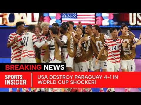 USMNT vs Paraguay 4-1 Highlights | Historic World Cup 2026 Statement Win in Los Angeles | AD1Z