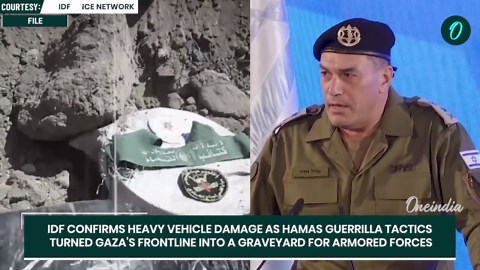 Al-Qassam Brigade targets & destroys IDF’s Merkava Tank with Al-Yassin 105 Shell in Gaza