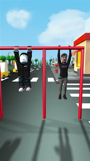 Impossible Pull-Up?! #scareteacher3d #funny #animation #roblox #shorts