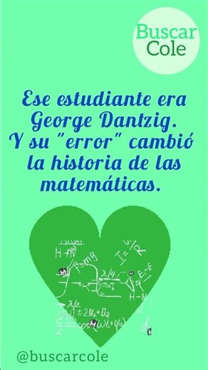 GEORGE DANTZIG #inspiración #matemática #educación