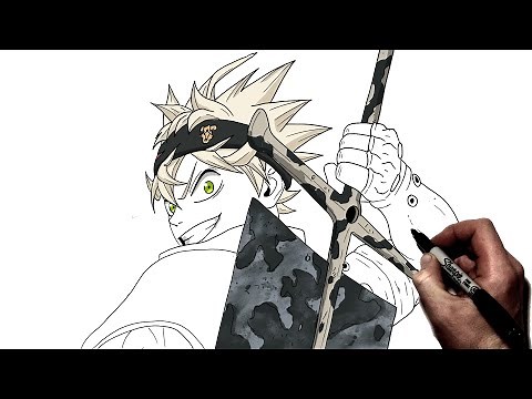 How To Draw Asta | Step By Step | Black Clover
