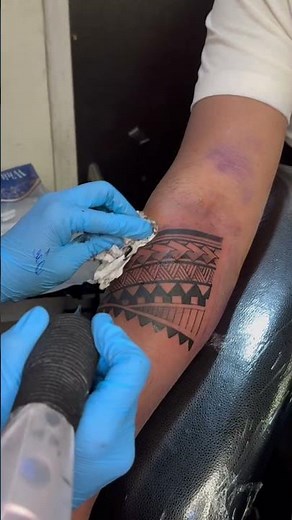 #Shorts Stunning Māori Tattoo Design 🔥 Traditional Ink Art #tattoo