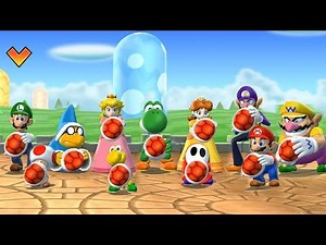 Mario Party 9 Goomba Bowling All Characters Gameplay| Cartoonns Mee