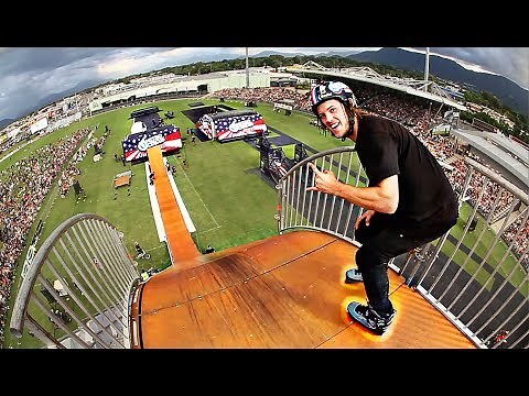 ROLLERBLADES vs MEGA RAMP!