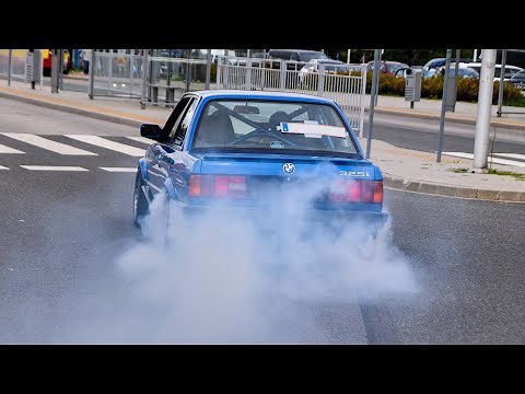 BMW E30 Burnouts & Slides Compilation 2022