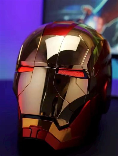 Iron Man MK5 Life Size Helmet – Voice Activated LED Avengers Cosplay Collectible Marvel - Etsy