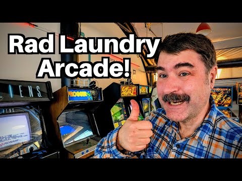 This RAD Arcade is a LAUNDROMAT!? - Arcade Action
