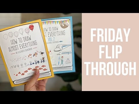 How to draw almost everything! book flip through