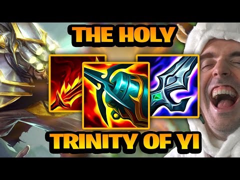 The actual best damage build for Master Yi (THE HOLY TRINITY) - Bronze to Masters