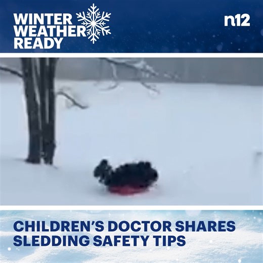 4.1K views · 28 reactions | SLEDDING SAFETY: Dr. Dylan Stewart of Maria Fareri Children's Hospital is urging families to be cautious when sledding. bit.ly/48KG0rQ | News 12 New Jersey | Facebook