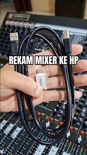 tutor mudah rekam mixer ke hp ✅️ #soundsystem #record #kabelprinter #otg #dbvoice #shorts