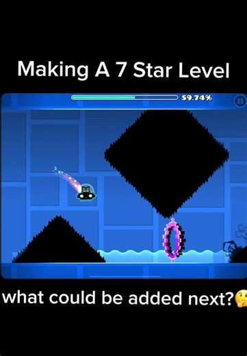 Day 1 of Making A 7 Star Level in Geometry Dash! Comment your ideas ig #gd #geometrydash