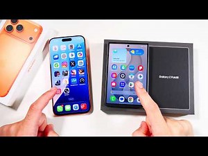 iPhone 17 Pro Max vs Galaxy Z Fold 8 Speed Test