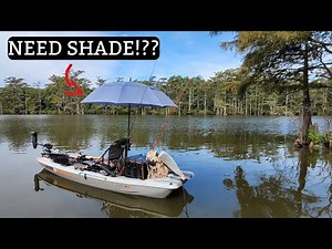How to put a umbrella on your kayak!