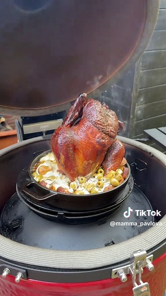 poulet aux olives cuit au kamado ! C’était juste incroyable ! Vous connaissez ce mode de cuisson japonais ? #japanesefood #kamado #food #barbecue #foodtok