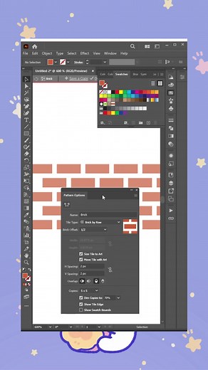 How to make brick pattern in Adobe Illustrator II Adobe Illustrator Tutorial #illustrator | Design With Rahim | Facebook