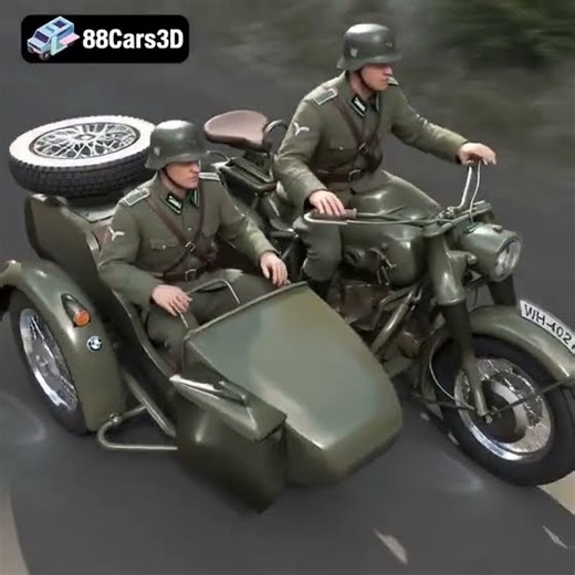 Download 3D model at 88cars3d.com Mototsikly BMW R75 Mototsikl 5