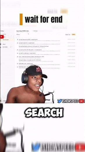 Ishowspeed shows his search history 😂 ..