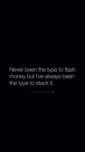 🚨 PLEASE READ 🚨 ▪️ ⚠️ It’s better to stack money than it is to flash it because flashing it causes more problems. Stacking it makes your life easier. When you flash money, it makes you a target ⚠️ ▪️ ✅ Follow me to stay motivated @motivation.mango ✅ ✅ Follow me to stay motivated @motivation.mango ✅ ✅ Follow me to stay motivated @motivation.mango ✅ ▪️ #motivationalquotes #motivationalquote #inspiration #inspirationalquotes #quotesaboutlife #inspirationalwords #wordsofwisdom #quotes #motivationa